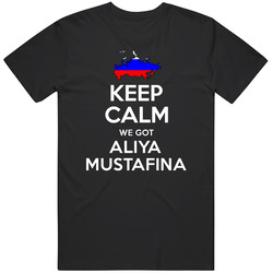 Keep Calm We Got Aliya Mustafina Russia Gymnastics  Olympics Mens Vintage T Shirt