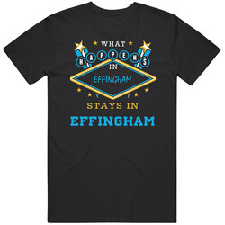 Effingham Illinois What Happens In Stays In Mens Vintage T Shirt