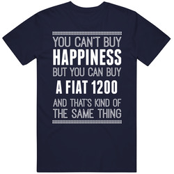 Buy A Fiat 1200 Happiness Car Lover Mens Vintage T Shirt