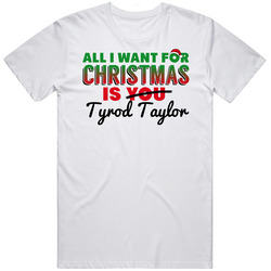 All I Want For Christmas Is Tyrod Taylor Buffalo Football Fan Mens Vintage T Shirt