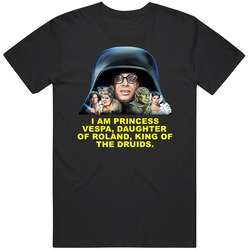 Spaceballs Characters I Am Princess Vespa Favorite Movie Quote Fan Mens Vintage T Shirt