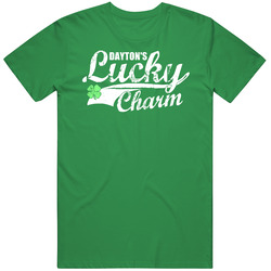 Dayton Lucky Charm Irish St Patricks Day Shamrock Custom Name Mens Vintage T Shirt