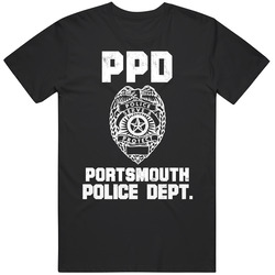Portsmouth Virginia Police Department Dept Ppd Officer Custom Usa City Mens Vintage T Shirt