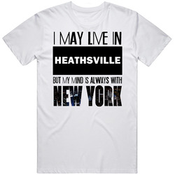 Live In Heathsville Virginia Mind In New York City Pride Mens Vintage T Shirt
