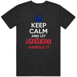 Keep Calm And Let Provence Handle It French Name Mens Vintage T Shirt