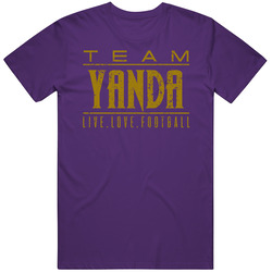 Live Love Football Marshal Yanda Baltimore Football Team Fan Mens Vintage T Shirt
