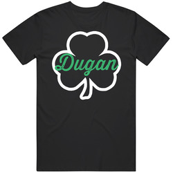 Dugan Ireland Lucky Clover Custom Irish Last Name St Patricks Day Mens Vintage T Shirt