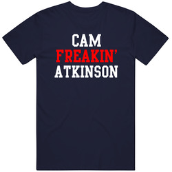 Cam Freakin Atkinson Columbus Hockey Player Sports Fan Mens Vintage T Shirt