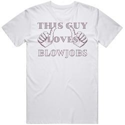 Raunchy Men's Gift/ Sexual T-shirt/ Blowjob Lover Mens Vintage T Shirt