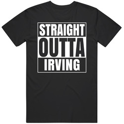 Straight Outta Irving New York City Parody Mens Vintage T Shirt Straight Outta Irving New York City Parody Mens Vintage T Shirt