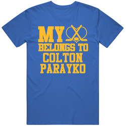 My Heart Belongs To Colton Parayko St Louis Hockey Mens Vintage T Shirt