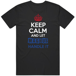 Keep Calm And Let Magnus Handle It Dutch Name Mens Vintage T Shirt