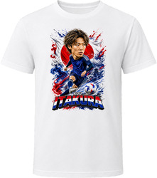 Kou Itakura Japan Soccer Caricature 2026 World Cup T Shirt