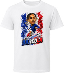Bradley Barcola France Soccer Caricature 2026 World Cup T Shirt