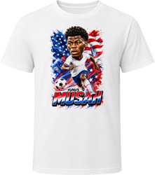 Yunus Musah United States Soccer Caricature 2026 World Cup T Shirt
