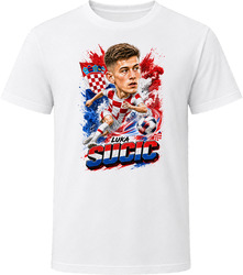 Luka Sucic Croatia Soccer Caricature 2026 World Cup T Shirt