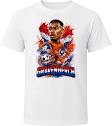 Ryan Gravenberch Netherlands Soccer Caricature 2026 World Cup T Shirt