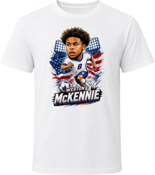Weston Mckennie, United States Caricature Soccer 2026 T Shirt