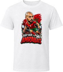 Sofyan Amrabat, Morocco Caricature Soccer 2026 T Shirt
