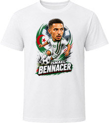 Ismael Bennacer, Algeria Caricature Soccer 2026 T Shirt