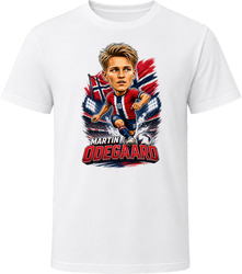 Martin Odegaard, Norway Caricature Soccer 2026 T Shirt