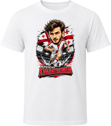 Khvicha Kvaratskhelia, Georgia Caricature Soccer 2026 T Shirt