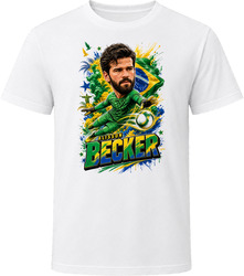 Alisson Becker Brazil Soccer Caricature 2026 World Cup T Shirt