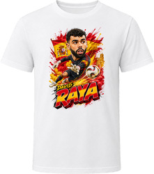 David Raya Spain Soccer Caricature 2026 World Cup T Shirt