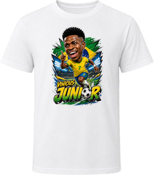 Vinicius Jr, Brazil Caricature Soccer 2026 T Shirt