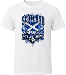 Scotland Scottish Soccer Football National Supporters T Shirt