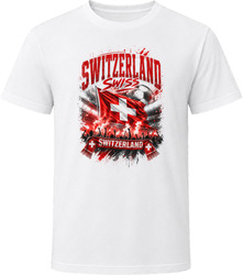 Switzerland Swiss Soccer Football National Supporters T Shirt