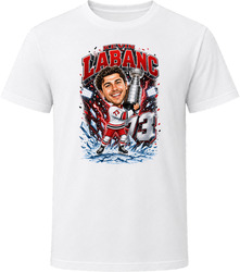 Carolina Hurricanes Kevin Labanc White Jersey Stanley Cup Caricature T Shirt