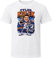 New York Knicks Tyler Kolek Championship Salem Sports Caricature T Shirt