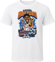 New York Knicks Ariel Hukporti Championship Salem Sports Caricature T Shirt