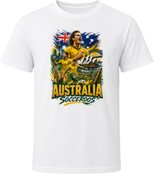 Australia Socceroos Soccer Football 2026 National Pride T Shirt