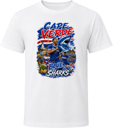 Cape Verde Blue Sharks Soccer Football 2026 National Pride T Shirt