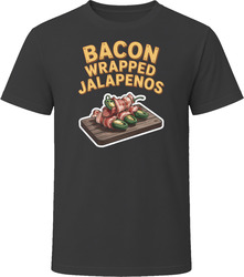 Bacon Wrapped Jalapenos Comfort Favourite Food T Shirt
