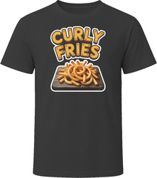 Curly Fries Comfort Favourite Food T Shirt