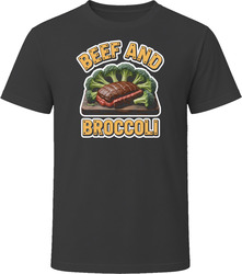 Beef And Broccoli Comfort Favourite Food T Shirt