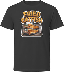 Fried Catfish Comfort Favourite Food T Shirt