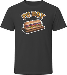 Po Boy Comfort Favourite Food T Shirt