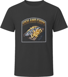 Fish And Chips Comfort Favourite Food T Shirt