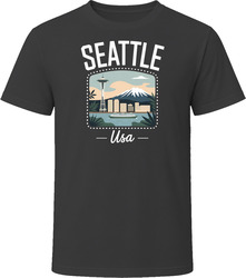 Seattle Usa Vacation Tourist Shop T Shirt