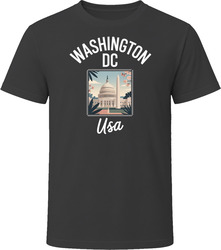 Washington Dc Usa Vacation Tourist Shop T Shirt