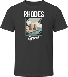 Rhodes Greece Vacation Tourist Shop T Shirt