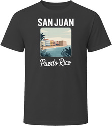 San Juan Puerto Rico Vacation Tourist Shop T Shirt