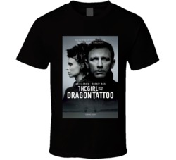 The Girl with the Dragon Tattoo Movie T Shirt