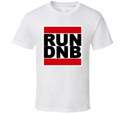 Funny Run DNB Drum And Bass Music T-Shirt White