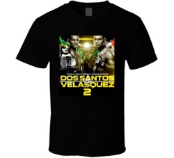Dos Santos Vs Velasquez 2 Mma Heavyweight Fight T Shirt