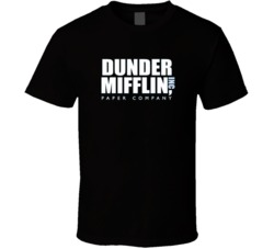 Dunder mifflin paper company the office funny schrute t shirt